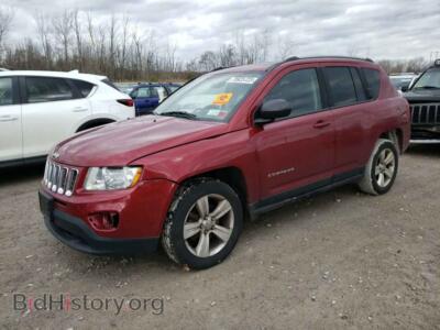 2012 Jeep COMPASS Latitude, red — VIN 1C4NJCEA4CD612611, Copart