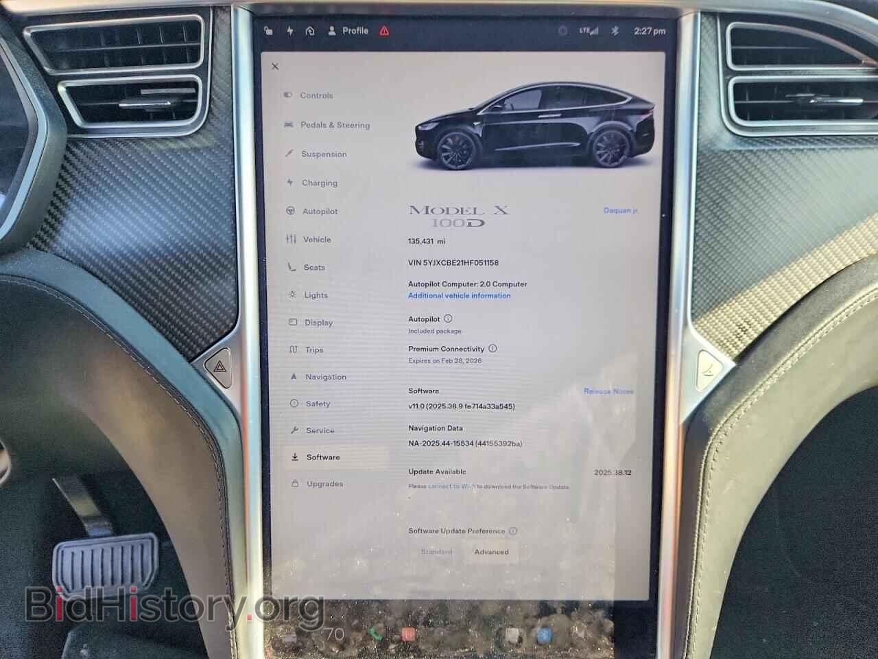 2017 TESLA MODEL X - VIN: 5YJXCBE21HF051158 - Фото 9