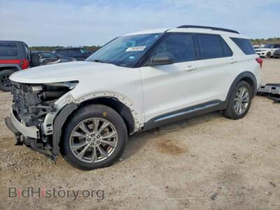 2020 Ford EXPLORER, white — VIN 1FMSK7DH7LGB34961, Copart