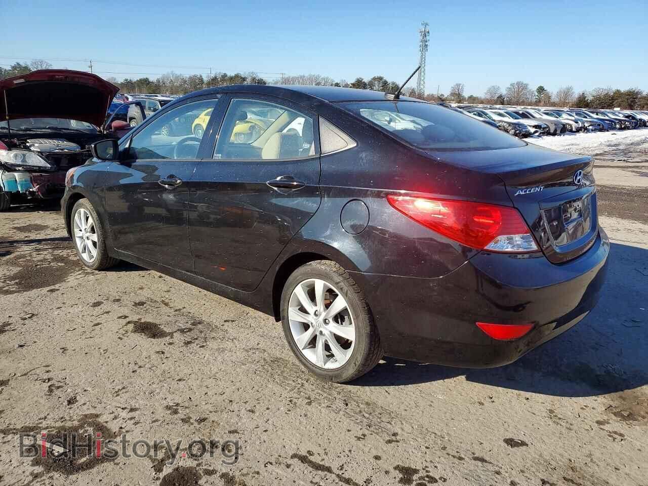 2013 HYUNDAI ACCENT - VIN: KMHCU4AEXDU380607 - Фото 2