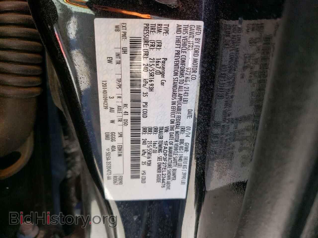 2014 FORD FOCUS - VIN: 1FADP3F27EL234476 - Photo 12