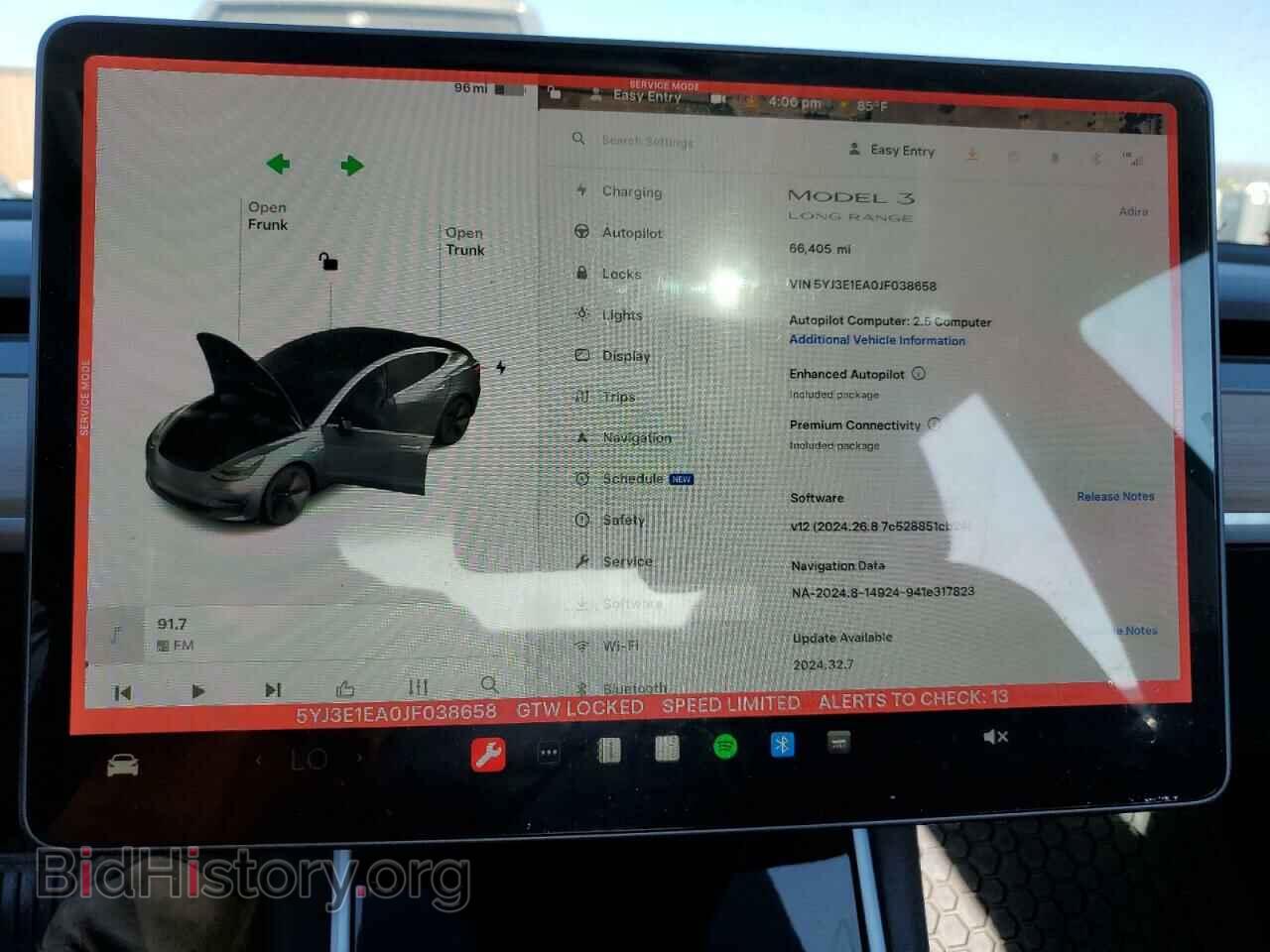 2018 TESLA MODEL 3 - VIN: 5YJ3E1EA0JF038658 - Фото 9