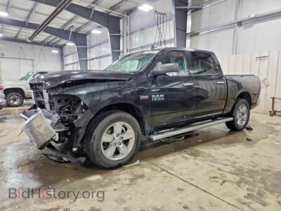2017 RAM 1500 SLT, black — VIN 3C6RR7LT5HG543564, Copart
