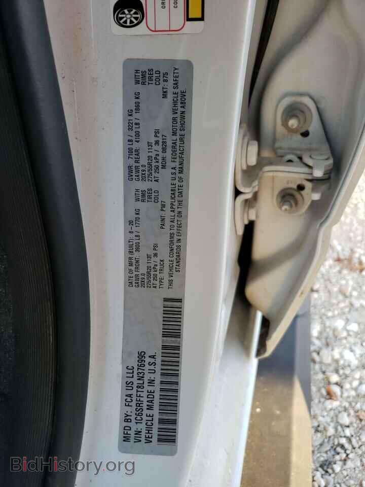 2020 RAM 1500 - VIN: 1C6SRFFT8LN376995 - Фото 12