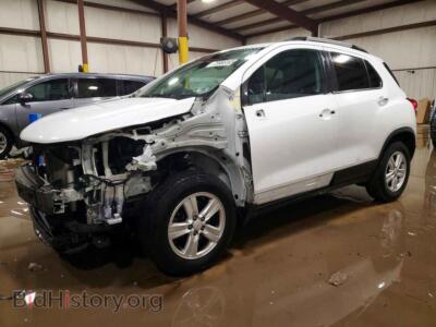2018 Chevrolet TRAX 1LT, white — VIN KL7CJPSB6JB557550, Copart