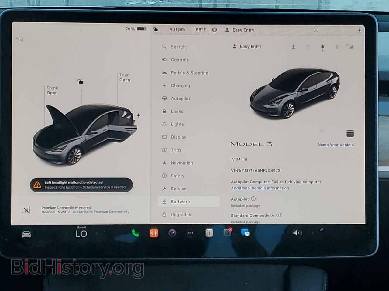 2022 TESLA MODEL 3 - VIN: 5YJ3E1EA5NF208972 - Фото 9