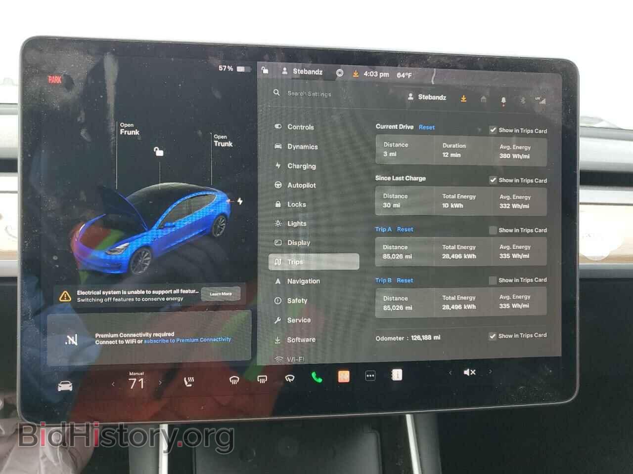 2019 TESLA MODEL 3 - VIN: 5YJ3E1EA2KF483887 - Фото 9