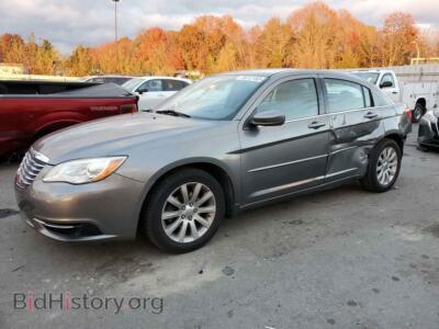 2013 Chrysler 200 Touring, серый — VIN 1C3CCBBB6DN666372, Copart