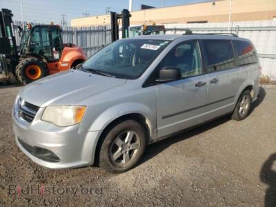 2011 Dodge CARAVAN Grand Cara, серебристый — VIN 2D4RN4DG6BR741501, Copart