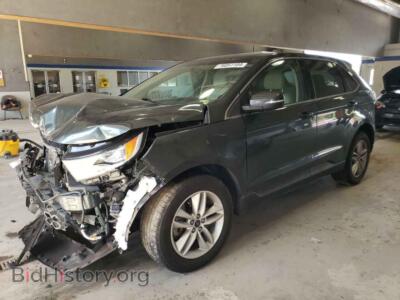 2015 Ford EDGE SEL, темно-серый — VIN 2FMTK4J80FBC24388, Copart