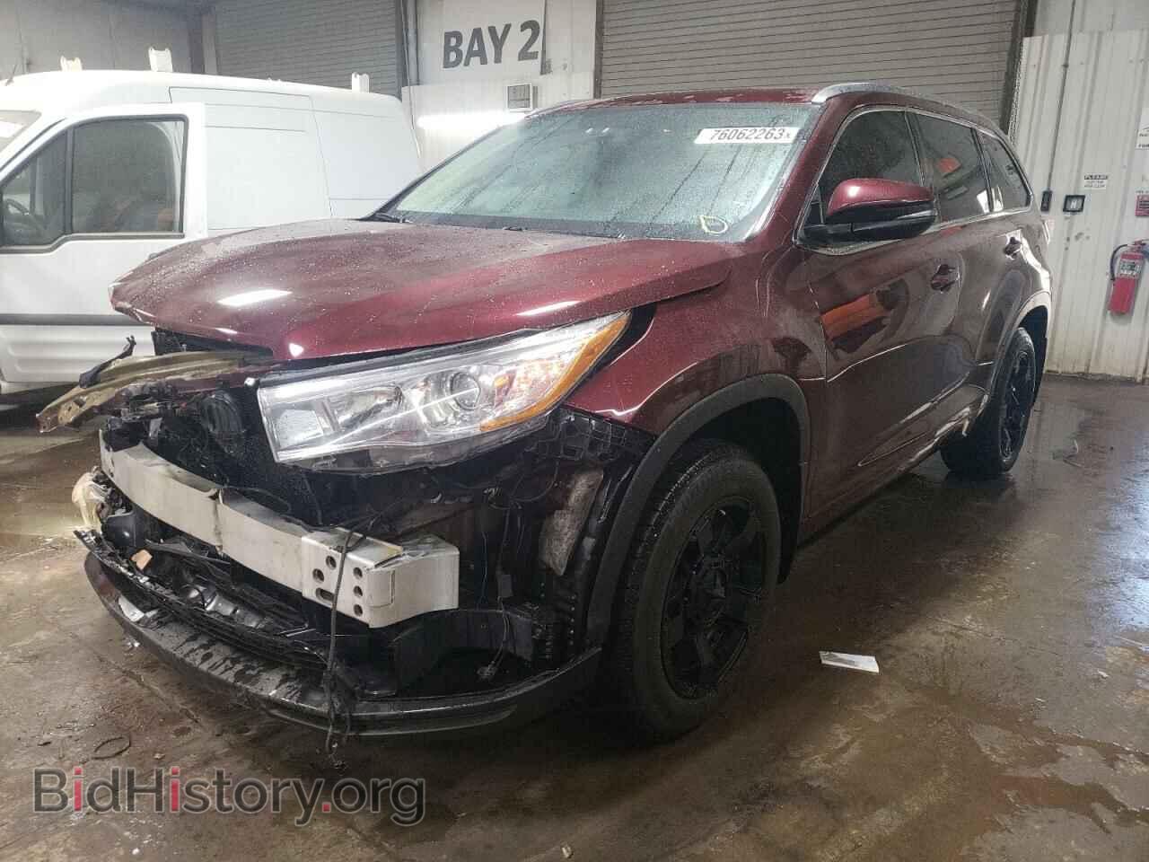 Photo 5TDJKRFH8FS221237 - TOYOTA HIGHLANDER 2015