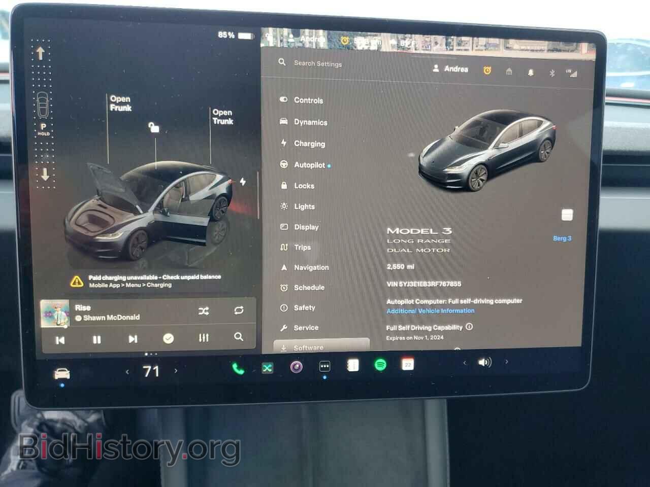 2024 TESLA MODEL 3 - VIN: 5YJ3E1EB3RF767855 - Фото 9
