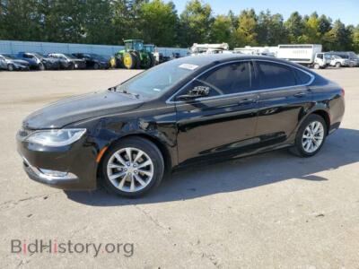 2015 Chrysler 200 C, черный — VIN 1C3CCCCB2FN500437, Copart