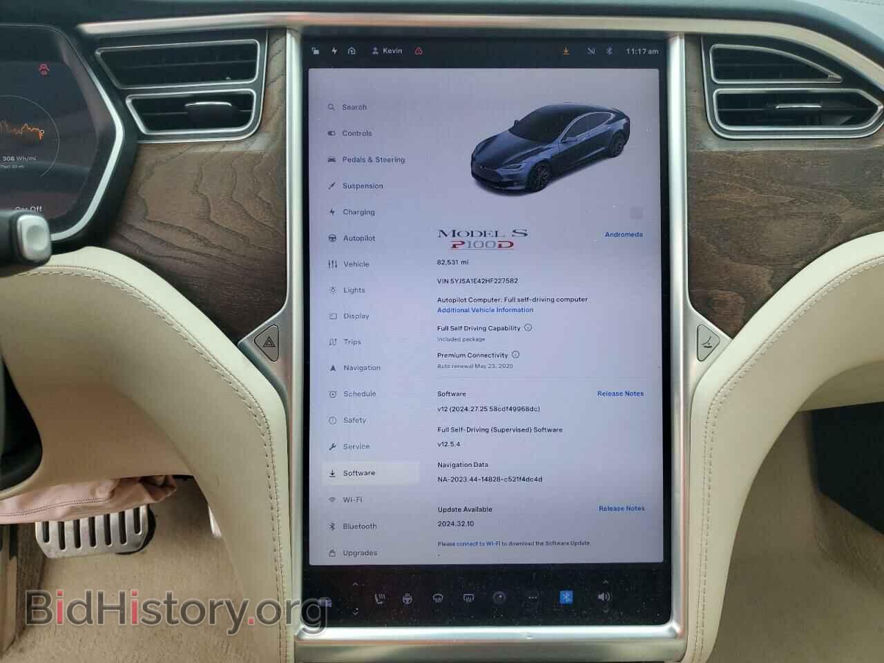 2017 TESLA MODEL S - VIN: 5YJSA1E42HF227582 - Photo 9