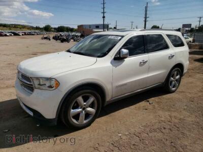 2011 Dodge DURANGO Citadel, white — VIN 1D4SD5GT3BC708497, Copart