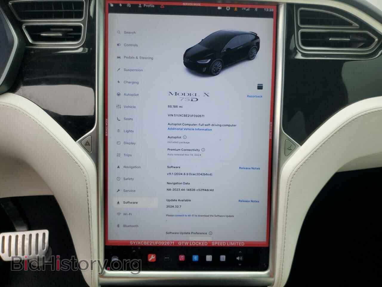 2018 TESLA MODEL X - VIN: 5YJXCBE21JF092671 - Photo 9