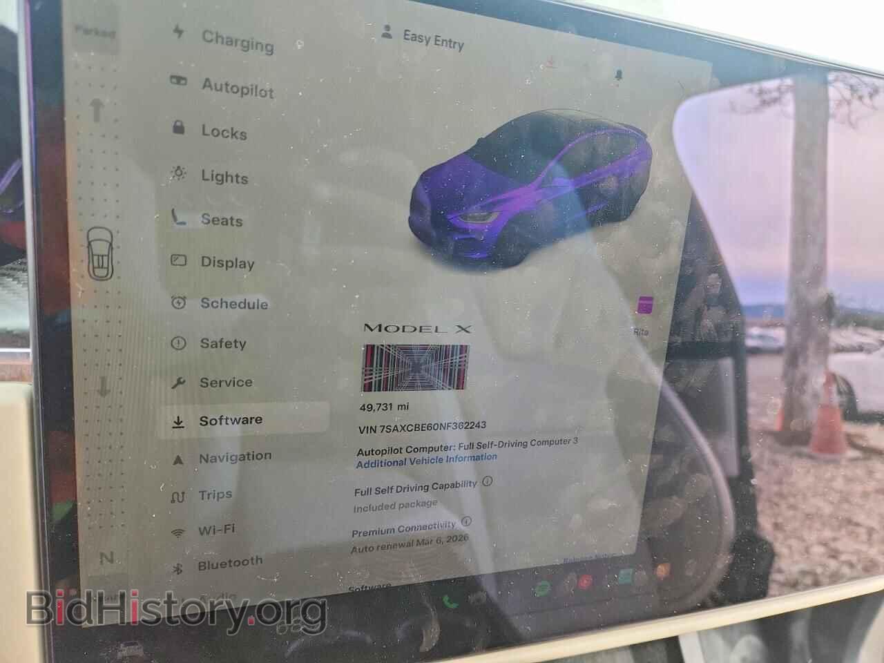 2022 TESLA MODEL X - VIN: 7SAXCBE60NF362243 - Photo 9