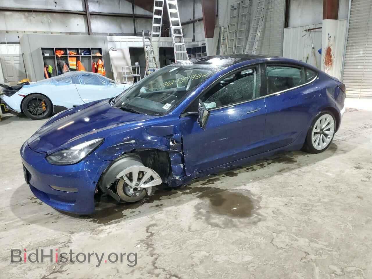Photo 5YJ3E1EAXNF285563 - TESLA MODEL 3 2022