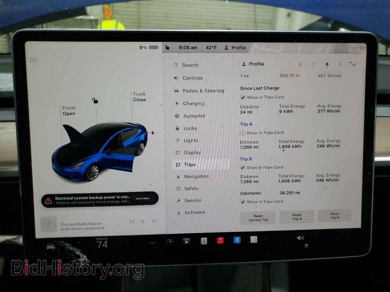 2022 TESLA MODEL 3 - VIN: 5YJ3E1EAXNF285563 - Фото 9