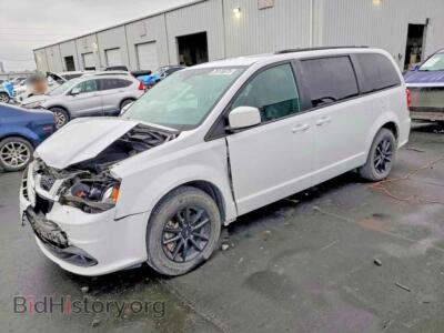2019 Dodge CARAVAN GT, white — VIN 2C4RDGEG3KR683105, Copart