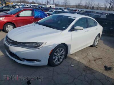 2015 Chrysler 200 C, white — VIN 1C3CCCCB3FN548741, Copart