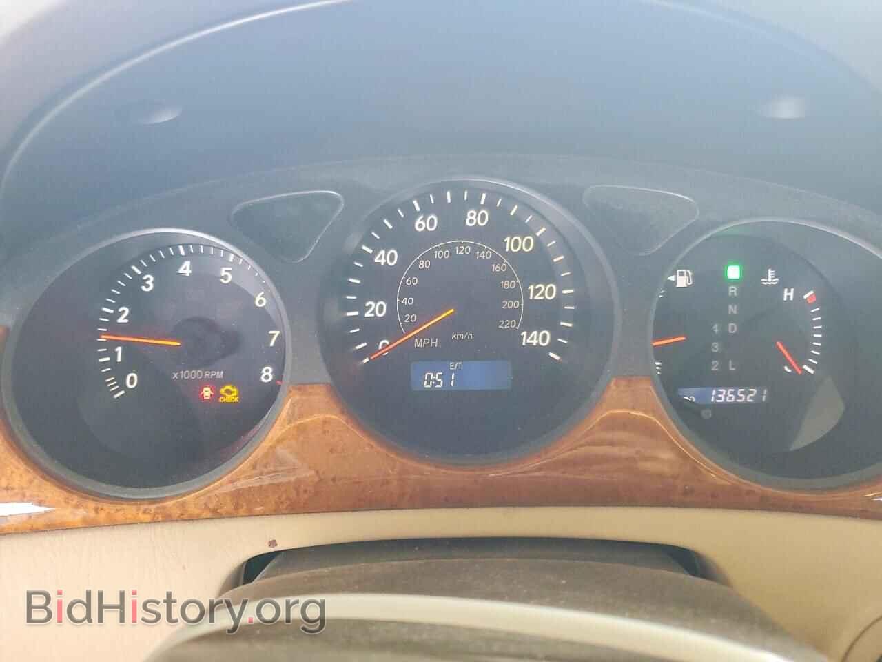 2005 LEXUS ES330 - VIN: JTHBA30G155082429 - Фото 9