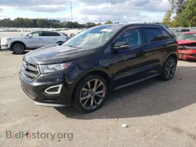 2016 Ford EDGE Sport, черный — VIN 2FMPK4AP2GBC01639, Copart