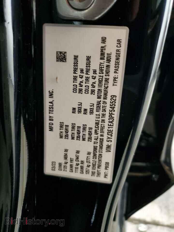 2023 TESLA MODEL 3 - VIN: 5YJ3E1EA3PF545529 - Photo 12