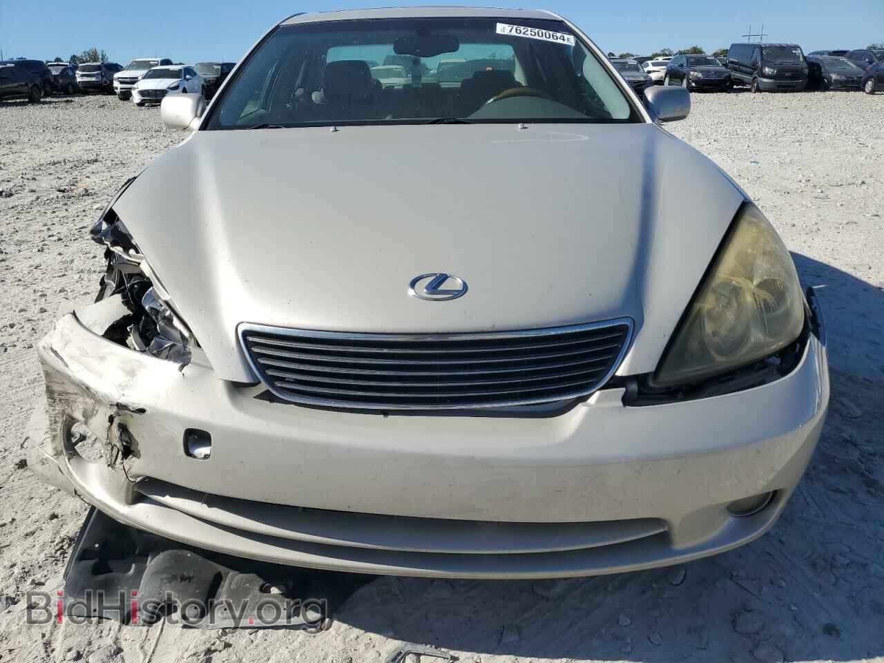 2005 LEXUS ES330 - VIN: JTHBA30G555080599 - Фото 5
