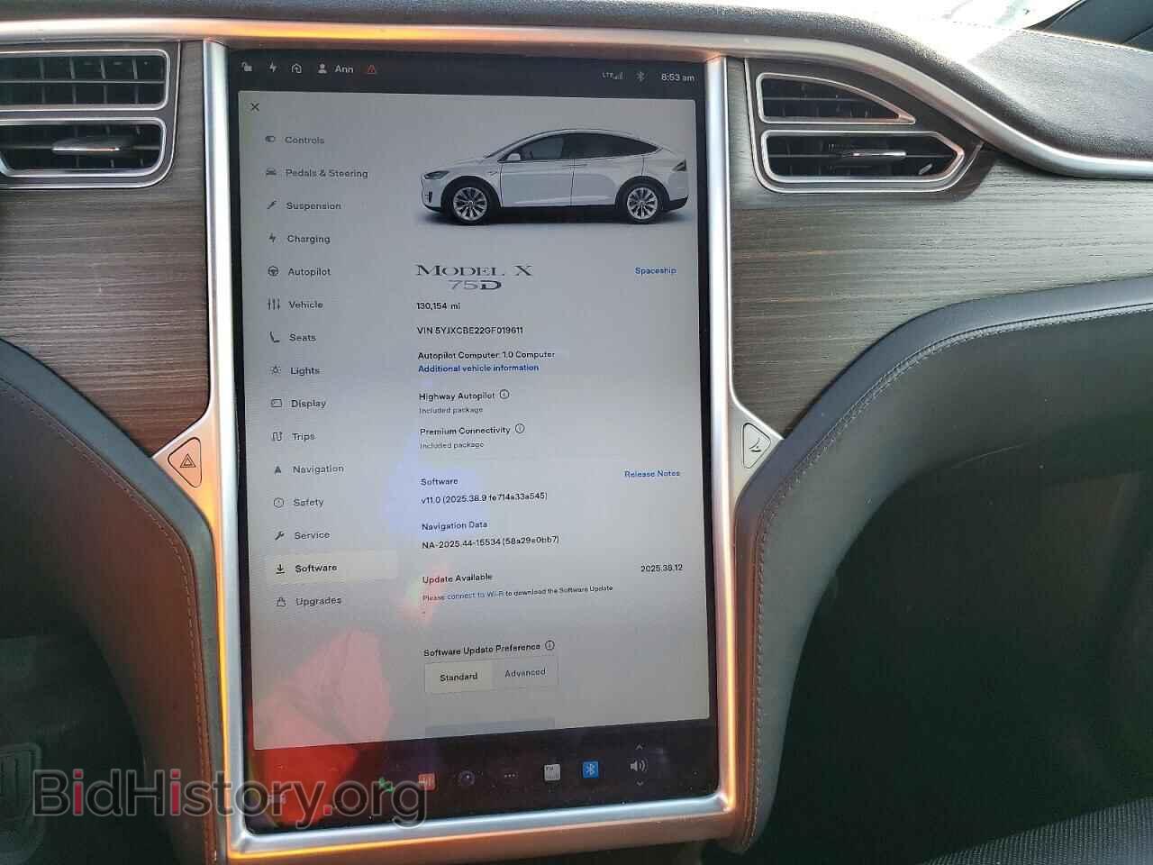 2016 TESLA MODEL X - VIN: 5YJXCBE22GF019611 - Photo 9