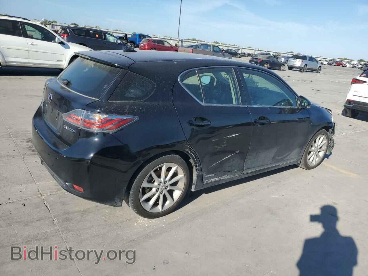 2012 LEXUS CT 200 - VIN: JTHKD5BH0C2107165 - Фото 3