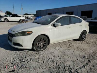 2015 Dodge DART SXT, white — VIN 1C3CDFBB2FD368835, Copart