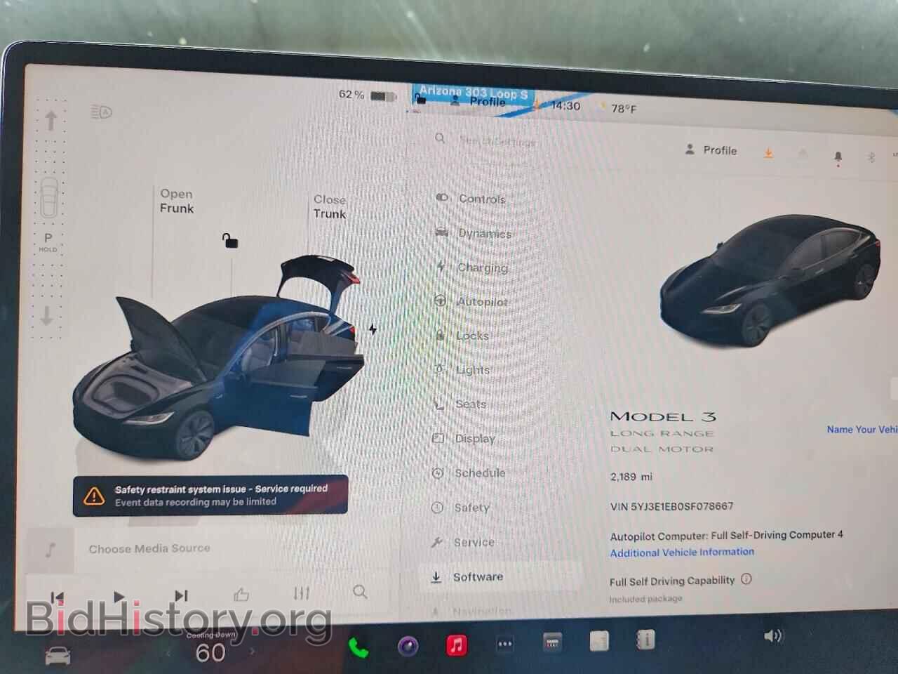 2025 TESLA MODEL 3 - VIN: 5YJ3E1EB0SF078667 - Фото 9