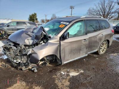 2013 Nissan PATHFINDER S, brown — VIN 5N1AR2MM2DC677084, Copart