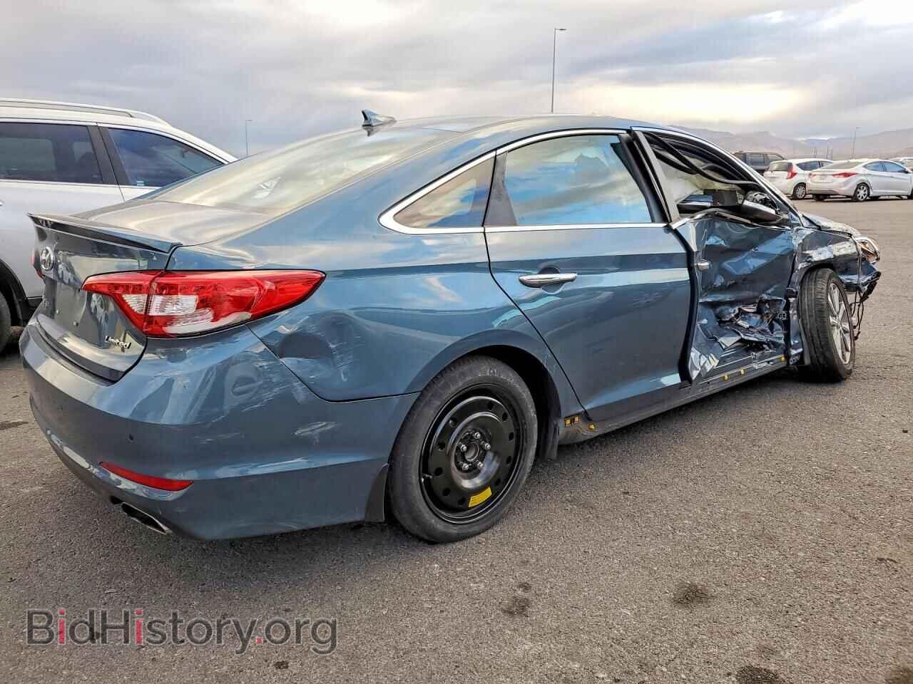 2017 HYUNDAI SONATA - VIN: 5NPE34AF2HH555036 - Фото 3