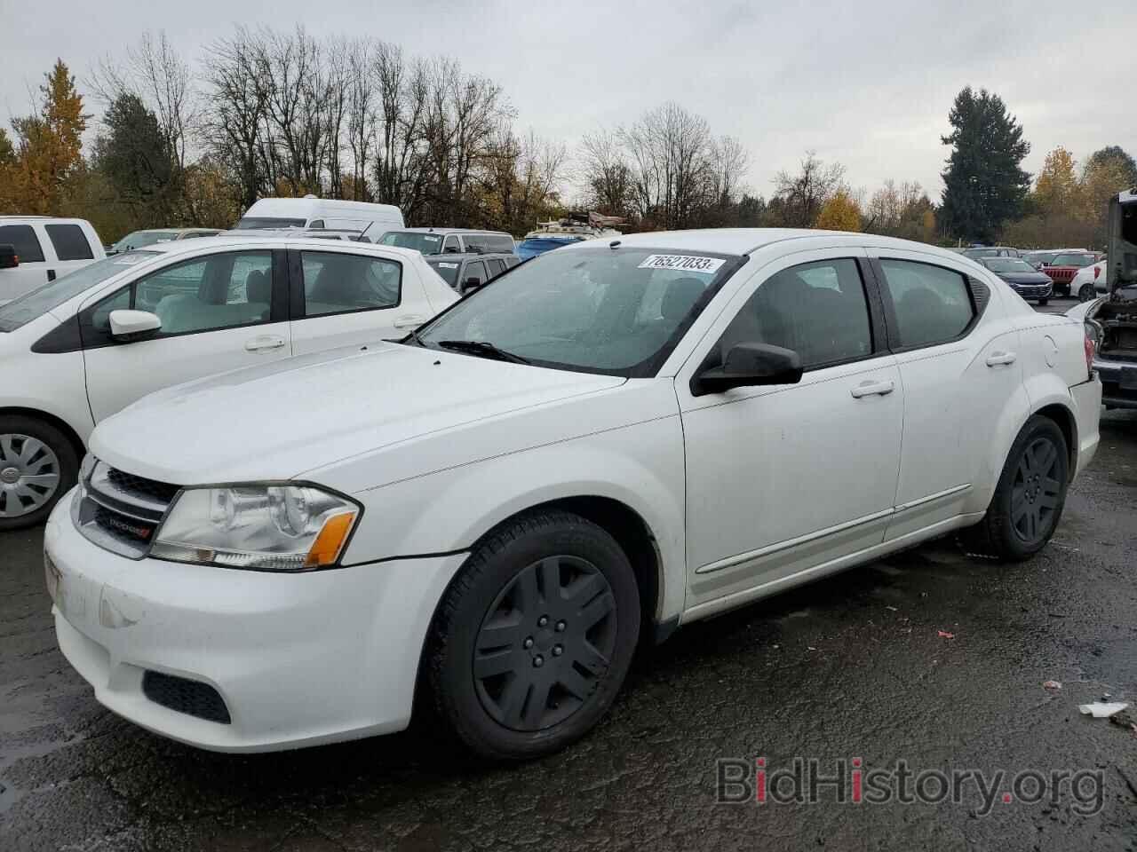 Photo 1C3CDZAB8CN259160 - DODGE AVENGER 2012