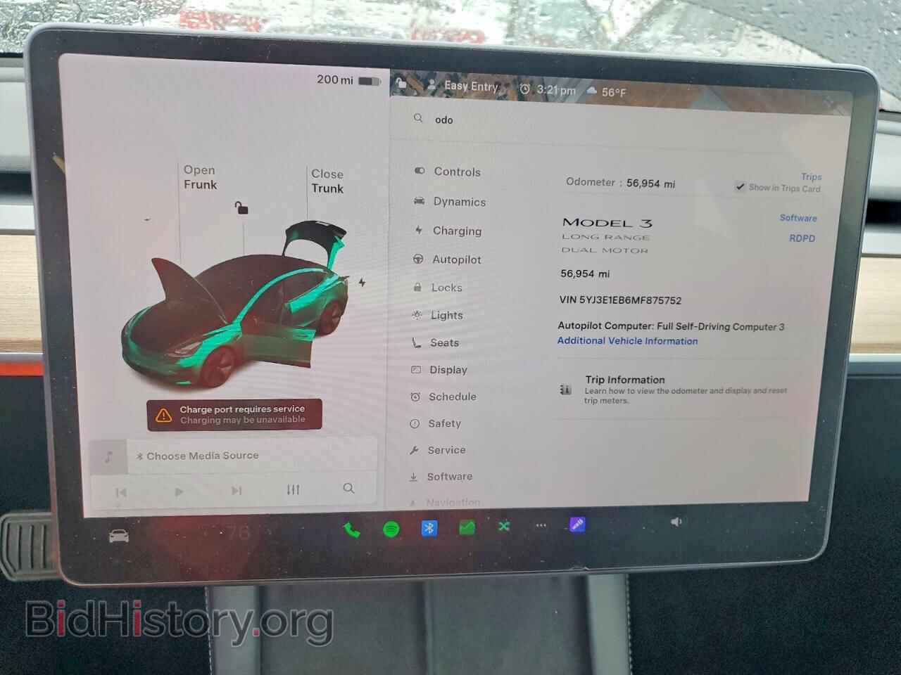 2021 TESLA MODEL 3 - VIN: 5YJ3E1EB6MF875752 - Photo 9