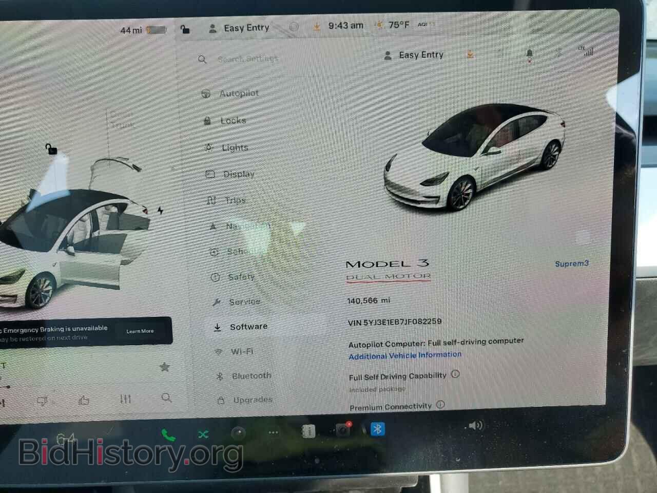 2018 TESLA MODEL 3 - VIN: 5YJ3E1EB7JF082259 - Фото 9