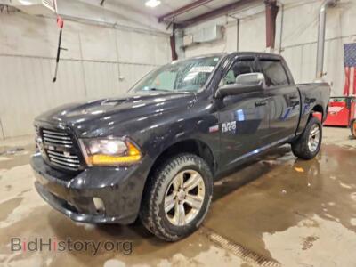 2017 RAM 1500 Sport, черный — VIN 1C6RR7MT1HS652000, Copart