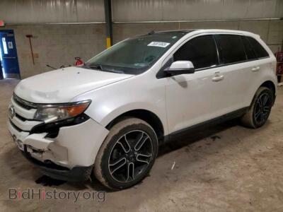 2013 Ford EDGE, white — VIN 2FMDK3JC3DBE01872, Copart