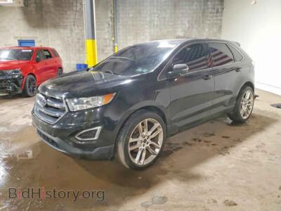 2015 Ford EDGE, черный — VIN 2FMTK4J90FBC40860, Copart