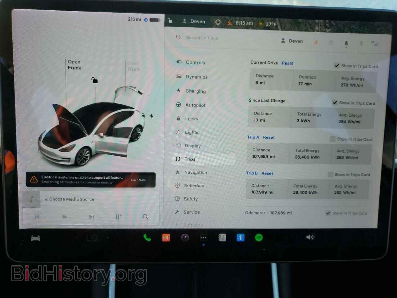 2018 TESLA MODEL 3 - VIN: 5YJ3E1EA4JF006389 - Фото 9