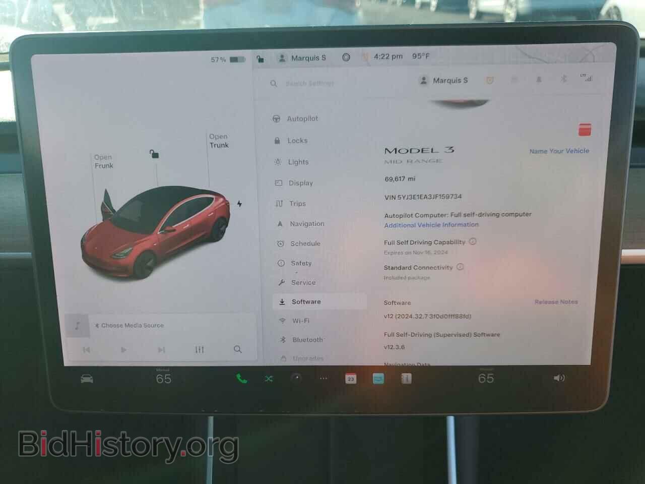 2018 TESLA MODEL 3 - VIN: 5YJ3E1EA3JF159734 - Фото 9