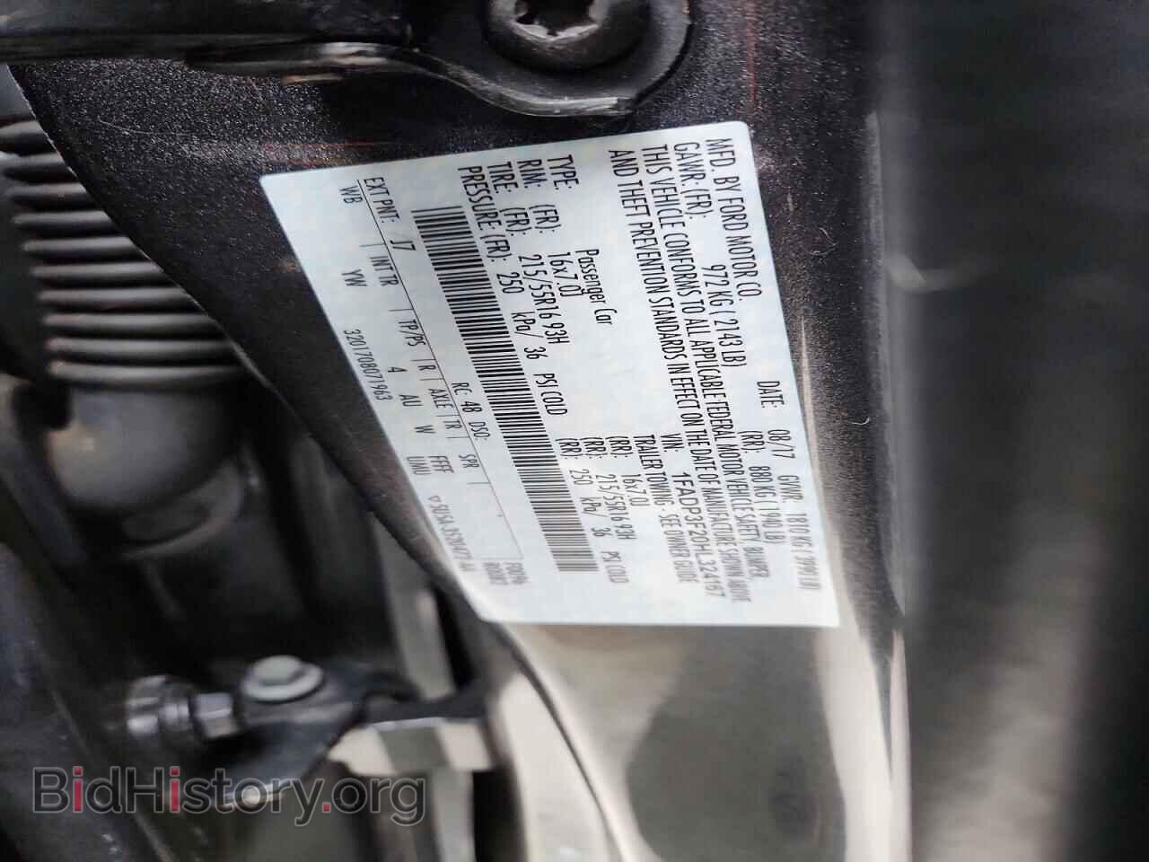 2017 FORD FOCUS - VIN: 1FADP3F20HL324167 - Фото 12