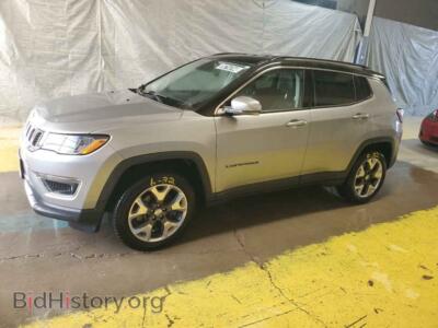 2020 Jeep COMPASS Limited, серебристый — VIN 3C4NJDCB6LT193706, Copart