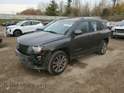 2017 Jeep COMPASS Latitude, gray — VIN 1C4NJDEB3HD141783, Copart
