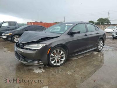 2015 Chrysler 200 S, серый — VIN 1C3CCCBB7FN729679, Copart