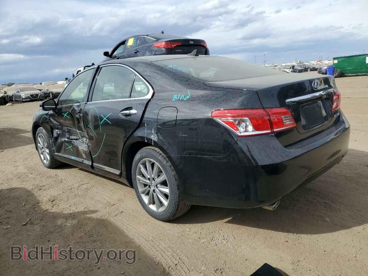 2012 LEXUS ES350 - VIN: JTHBK1EG5C2495544 - Фото 2
