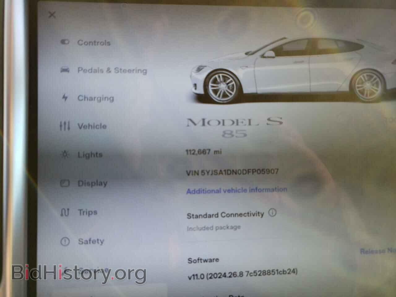 2013 TESLA MODEL S - VIN: 5YJSA1DN0DFP05907 - Photo 9