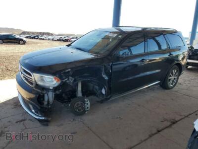 2018 Dodge DURANGO SXT, black — VIN 1C4RDJAG0JC242512, Copart